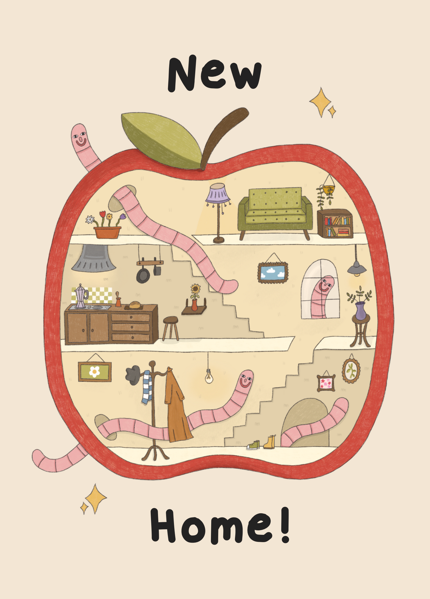 New Home Greeting Card