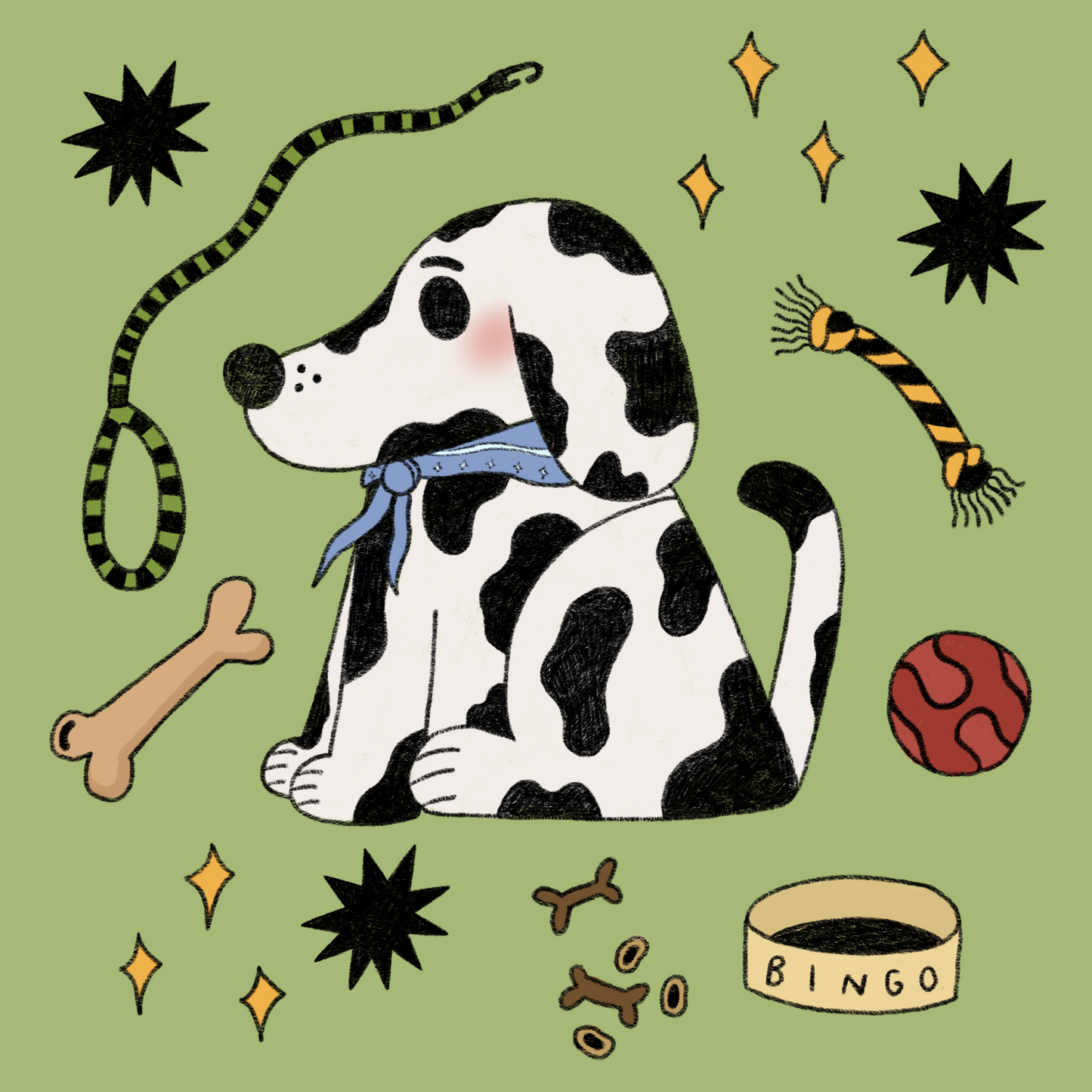 Bingo was his name-o Print